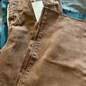 Risen Women's Straight Leg Jeans - Brown